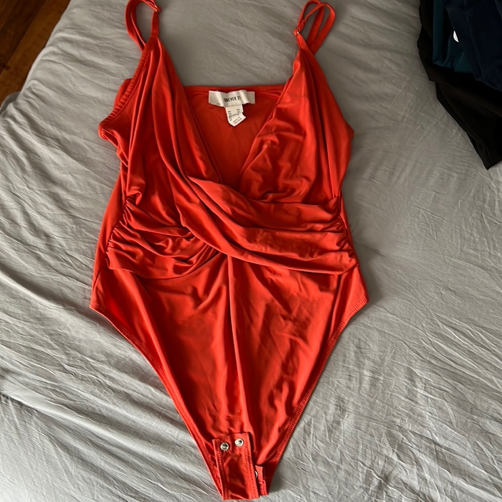 Bloody orange Body suit